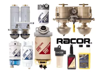 Filtros de Combustível RACOR - Diesel, Gasolina, Ar e Hidráulica
